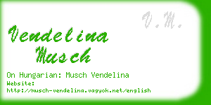 vendelina musch business card